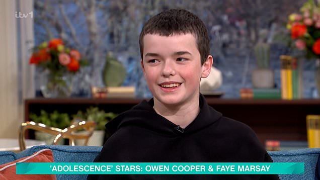 Owen Cooper on This Morning