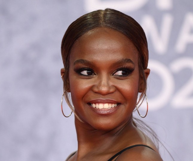 Mandatory Credit: Photo by David Fisher/Shutterstock (12794063ec) Oti Mabuse 42nd BRIT Awards, Arrivals, The O2 Arena, London, UK - 08 Feb 2022