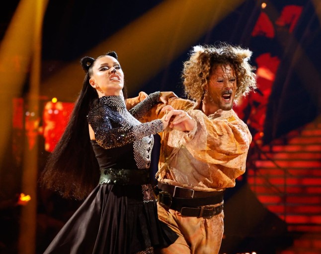 For use in UK, Ireland or Benelux countries only Undated BBC handout photo of Zara McDermott and Graziano Di Prima, during their appearance on the live show on Saturday for BBC1's Strictly Come Dancing. Issue date: Saturday October 7, 2023. PA Photo. See PA story SHOWBIZ Strictly. Photo credit should read: Guy Levy/BBC/PA Wire NOTE TO EDITORS: Not for use more than 21 days after issue. You may use this picture without charge only for the purpose of publicising or reporting on current BBC programming, personnel or other BBC output or activity within 21 days of issue. Any use after that time MUST be cleared through BBC Picture Publicity. Please credit the image to the BBC and any named photographer or independent programme maker, as described in the caption.