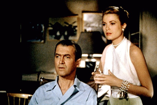 Editorial use only. No book cover usage. Mandatory Credit: Photo by Everett/REX/Shutterstock (672606h) 'Rear Window', James Stewart, Grace Kelly, 1954" Grace Kelly