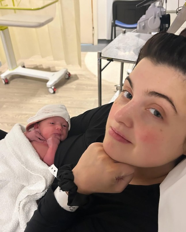 Storm Huntley gives birth to second child picture: stormhuntley