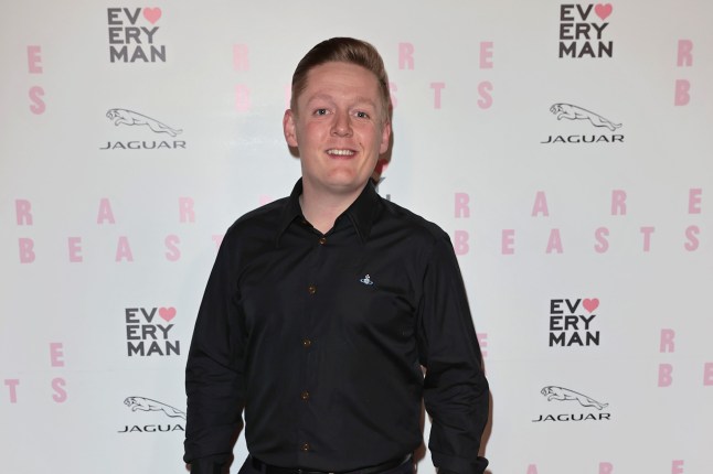 LONDON, ENGLAND - MAY 21: Thomas Turgoose attends the red carpet gala screening of Billie Piper's directorial debut "Rare Beasts" at Everyman Broadgate on May 21, 2021 in London, England. (Photo by David M. Benett/Dave Benett/Getty Images for Jaguar UK)