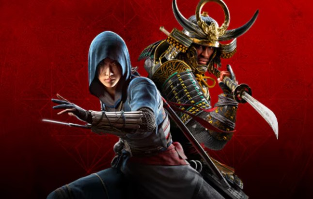 Naoe and Yasuke in Assassin's Creed Shadows key art