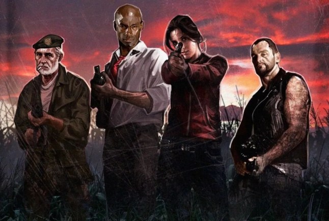 Left 4 Dead artwork showing all four characters
