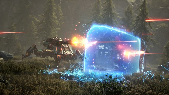 Steel Hunters screenshot showing Weaver