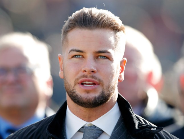 Chris Hughes talking at Cheltenham Festival 2019.