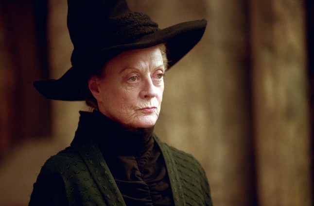 FILM: Harry Potter And The Prisoner Of Azkaban. (2003) MAGGIE SMITH as Professor Minerva McGonagall in Warner Bros. Pictures? ?Harry Potter and the Prisoner of Azkaban.?