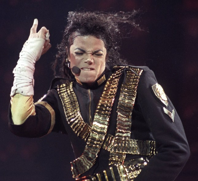 Pop superstar Michael Jackson performs a song dressed like a U.S. 'Cop' during a concert in Sao Paulo, in this October 15, 1993 file photo. Jackson was on the Latin American leg of his "Dangerous" world tour at the time. Michael Jackson has been rushed to UCLA Medical Center in Los Angeles with local media reporting on June 25, 2009 that he had suffered cardiac arrest while other media reports said that the singer had died. REUTERS/Stringer/Files (BRAZIL ENTERTAINMENT HEALTH IMAGES OF THE DAY) - GM1E56Q0I4901