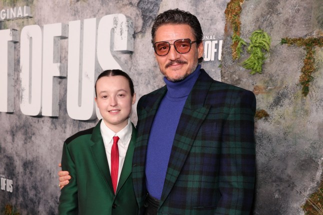 Bella Ramsey, Pedro Pascal at HBO's "The Last of Us" Season 2 Premiere held at TCL Chinese Theatre on March 24, 2025 in Los Angeles, California. (Photo by Christopher Polk/Variety via Getty Images)