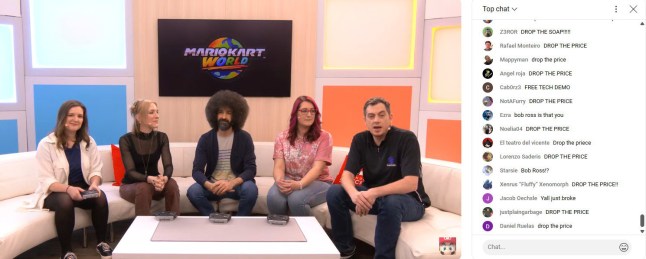Screenshot from Nintendo Treehouse livestream