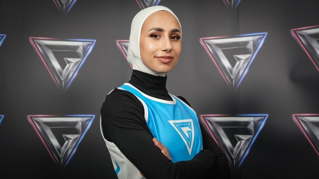 EMBARGOED TO 1900 SATURDAY APRIL 5 For use in UK, Ireland or Benelux countries only Undated BBC handout photo of Aneila Afsar. A leg injury has forced Gladiators contestant Zavia Hill out of the competition after they made the final. Her place will be taken by the fastest female runner-up from the semi-finals, Aneila Afsar, a supply teacher also from Manchester, who has broken barriers as the "first Muslim woman on the show". Issue date: Saturday April 5, 2025. PA Photo. See PA story SHOWBIZ Gladiators. Photo credit should read: BBC/David MacCormack/Hungry Bear Media Ltd/PA Wire NOTE TO EDITORS: Not for use more than 21 days after issue. You may use this picture without charge only for the purpose of publicising or reporting on current BBC programming, personnel or other BBC output or activity within 21 days of issue. Any use after that time MUST be cleared through BBC Picture Publicity. Please credit the image to the BBC and any named photographer or independent programme maker, as described in the caption.