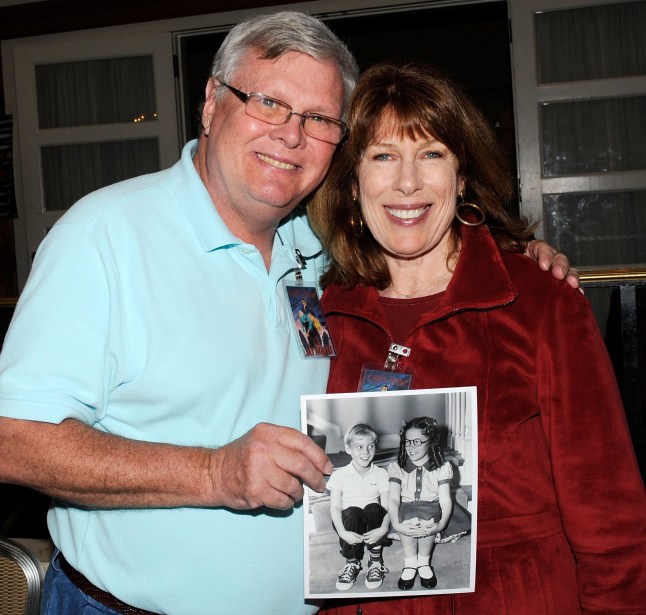 PARSIPPANY, NJ - APRIL 26: Jay North and Jeannie Russell from "Dennis the Menace" attends the 2013 Chiller Theatre Expo at Sheraton Parsippany Hotel on April 26, 2013 in Parsippany, New Jersey. (Photo by Bobby Bank/WireImage)