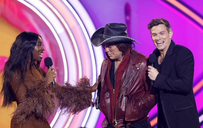 Mandatory Credit: Photo by Vianney Le Caer/Shutterstock for Big Brother (15241934hx) AJ Odudu, Mickey Rourke and Will Best 'Celebrity Big Brother' TV Show, Series 2, Launch, London, UK - 07 Apr 2025