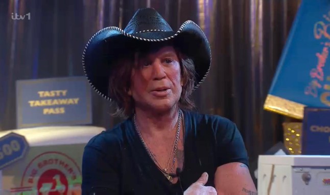 Mickey Rourke on Celebrity Big Brother