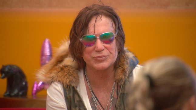 EDITORIAL USE ONLY Mandatory Credit: Photo by Shutterstock for Big Brother (15247318g) Mickey Rourke 'Celebrity Big Brother' TV Show, Series 2, Episode 4, London, UK - 10 Apr 2025