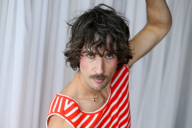 Australia ??? Go-Jo - Marty Zambotto during the biggest and most anticipated Eurovision promotional event at AFAS Live in Amsterdam. Amsterdam, The Netherlands on April 5, 2025. Photo by Bruno Press/ABACAPRESS.COM