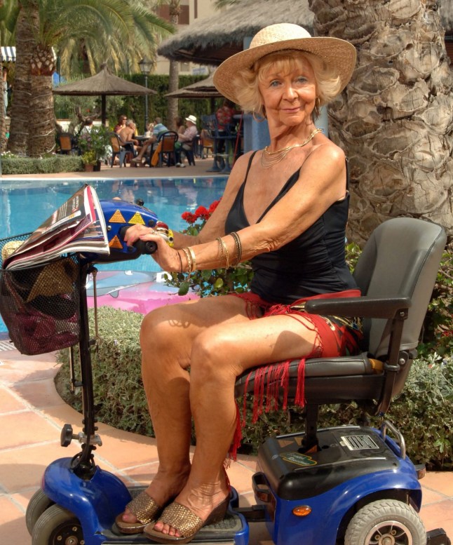 Editorial use only Mandatory Credit: Photo by ITV/Shutterstock (982852nt) 'Benidorm' TV - 2009 - Sheila Reid, ITV ARCHIVE