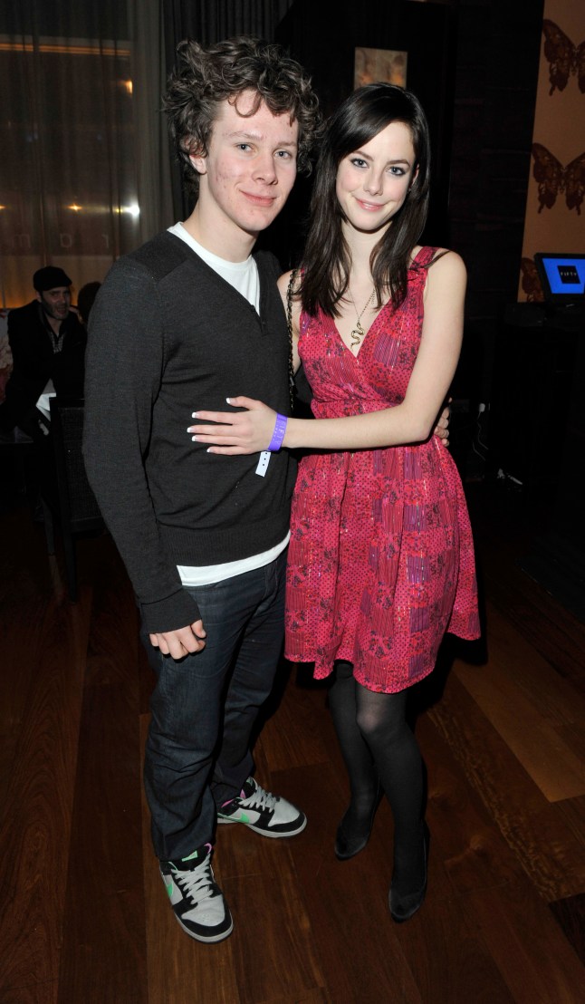 Ollie Barbieri and Kaya Scodelario at a showbiz event together
