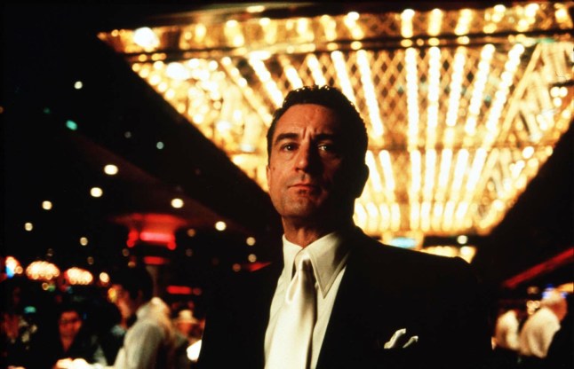 FILM: "Casino" (1995) Cast: Robert De Niro, Sharon Stone, Joe Pesci, James Woods, Don Rickles and Alan King For use as FilmFour Channel Programme Publicity only.