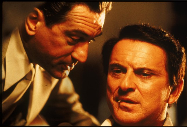 SCENE FROM 1995 FILM : CASINO PICTURE SHOWS : ROBERT DE NIRO & JOE PESCI