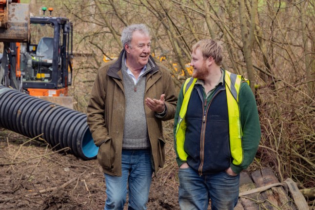 Undated TV still from Clarkson???s Farm - Season 3. Pictured: Jeremy Clarkson and Kaleb Cooper. See PA Feature SHOWBIZ Download Reviews. WARNING: This picture must only be used to accompany PA Feature SHOWBIZ Download Reviews. PA Photo. Picture credit should read: Amazon MGM Studios/Dan Towers. All Rights Reserved. NOTE TO EDITORS: This picture must only be used to accompany PA Feature SHOWBIZ Download Reviews. 14052825
