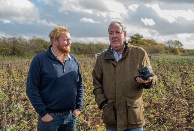Clarkson's Farm Series 3, Prime Video Jeremy Clarkson with Kaleb Cooper. 14052825