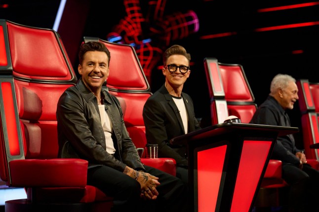 Editorial use only Mandatory Credit: Photo by ITV/Rachel Joseph/Shutterstock (14689936f) Danny Jones and Tom Fletcher, with Tom Jones 'The Voice UK' TV Show, Series 8, Episode 2, UK - 07 Sep 2024 The Voice UK, is a British ITV singing competition television series, which employs a panel of four coaches who critique the artists' performances and guide their teams of selected artists through the remainder of the series. The new series sees something of a shake-up to the format, with a new line-up of award-winning judges which include international music icon LeAnn Rimes, and homegrown superstars Danny Jones and Tom Fletcher, from pop band McFly, in the first ever two-person chair. They join returning coaches - will i am, and Sir Tom Jones.