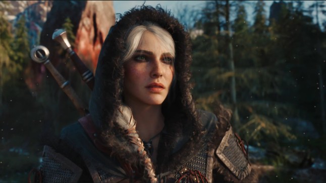 The Witcher 4 Unreal Engine 5 demo of Ciri with her hood up