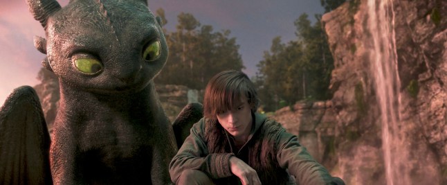 This image released by Universal Pictures shows Mason Thames in a scene from "How to Train Your Dragon.", (Universal Pictures via AP)