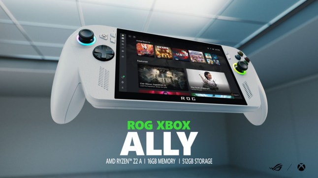 ROG Xbox Ally portable device