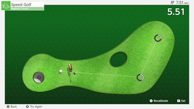 Nintendo Switch 2 Welcome Tour screenshot of mini golf game
