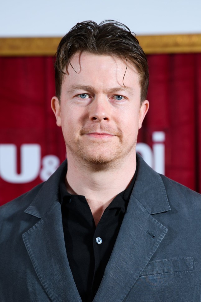 LONDON, ENGLAND - APRIL 08: Daniel Rigby attends the "I, Jack Wright" UK screening at The May Fair Hotel on April 08, 2025 in London, England. (Photo by Joe Maher/Getty Images)
