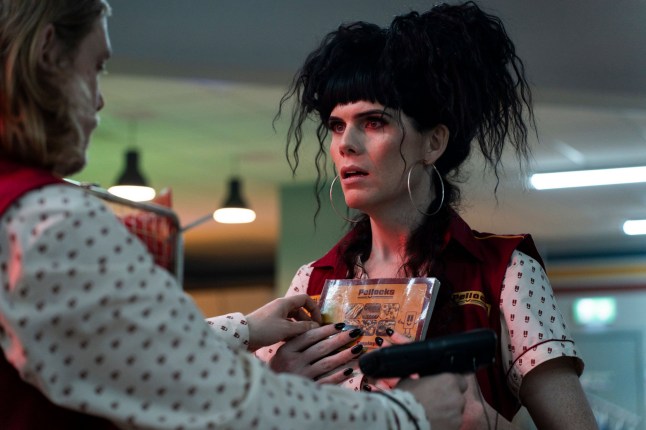 Editorial use only Mandatory Credit: Photo by ITV/Shutterstock (15352222j) Jordan Gray as Liv and Thomas Gray as Tom. 'Transaction' TV Show, Series 1, Episode 1 UK - Jun 2025 Transaction, is a six part British ITV sitcom series created by and starring Jordan Gray and co-starring Nick Frost. After a marketing campaign backfires spectacularly, supermarket boss Simon (Nick Frost) finds himself in hot water with the LGBTQ+ community. To try and prove that he's really inclusive, honest, he hires Liv (Gray), a transgender woman who ticks the diversity box, but not much else. Despite a non-existent work ethic, it's pretty much impossible for Liv to get the sack, encouraging her to wreak havoc on the supermarket night shift.