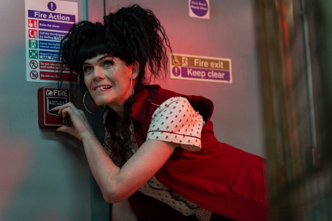 Editorial use only Mandatory Credit: Photo by ITV/Shutterstock (15352222d) Jordan Gray as Liv. 'Transaction' TV Show, Series 1, Episode 1 UK - Jun 2025 Transaction, is a six part British ITV sitcom series created by and starring Jordan Gray and co-starring Nick Frost. After a marketing campaign backfires spectacularly, supermarket boss Simon (Nick Frost) finds himself in hot water with the LGBTQ+ community. To try and prove that he's really inclusive, honest, he hires Liv (Gray), a transgender woman who ticks the diversity box, but not much else. Despite a non-existent work ethic, it's pretty much impossible for Liv to get the sack, encouraging her to wreak havoc on the supermarket night shift.