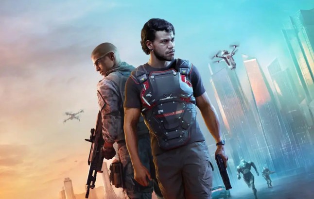 MindsEye key art showing characters