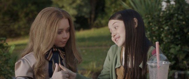 For Editorial Use Only Mandatory Credit: Photo by Universal Pictures/REX/Shutterstock (15202726f) M3GAN, Violet McGraw, "M3GAN" (Megan) (2023) Universal Pictures. Photo credit: Universal Pictures "M3GAN" (Megan) (2023) Universal Pictures