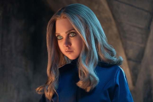 For Editorial Use Only Mandatory Credit: Photo by Geoffrey Short/Universal Pictures/REX/Shutterstock (15352712a) M3GAN in "M3gan 2.0" (2025) directed by Gerard Johnstone. "M3gan 2.0" (2025)