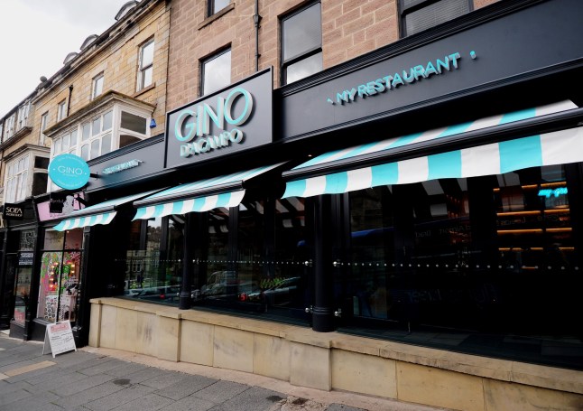 Gino D'Acampo's restaurant on Parliament Street, Harrogate.