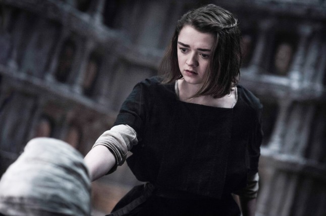 Game of Thrones, Series 5,Episode 10,Mother's Mercy,Sky Atlantic, Williams, Maisie as Arya Stark